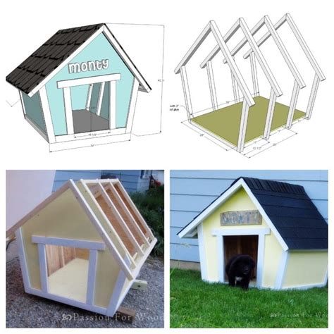 free dog house plans and material list metal|dog house plans for kids.